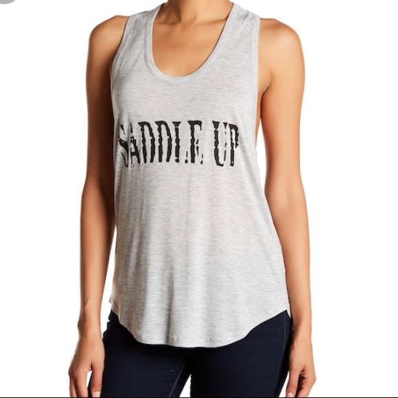 HAUTE HIPPIE Saddle Up Racerback Tank - Picture 2 of 8